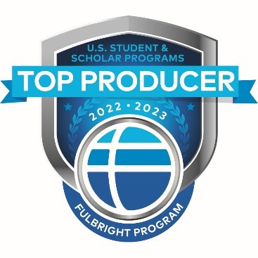 Fulbright 2022 Top Producer Badge